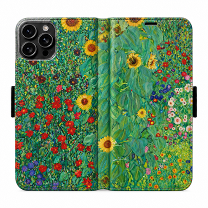 Gustav Klimt Victor Case für iPhone 16 Pro Max – geöffnete Außenansicht