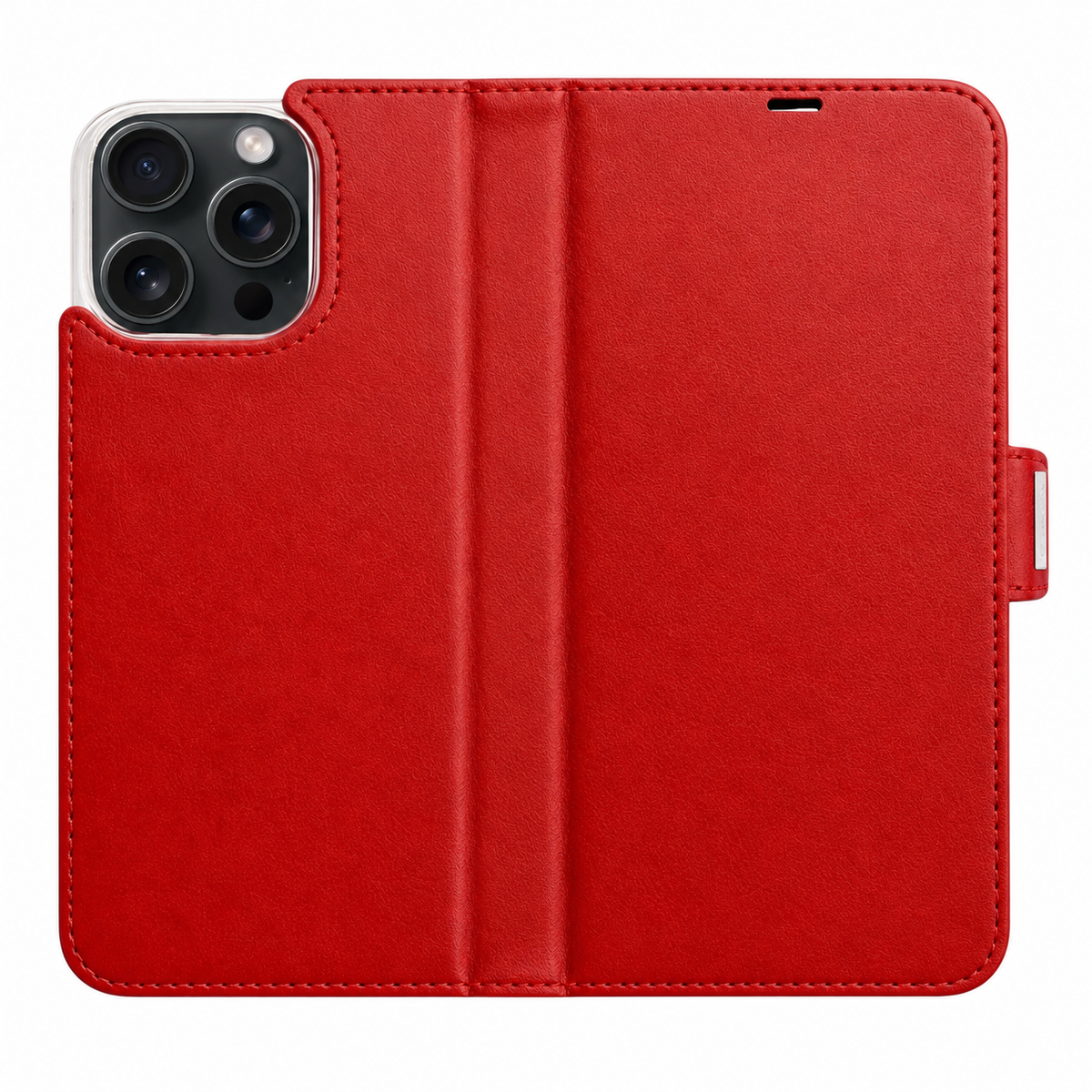 Rot Victor Case für iPhone 16 Pro Max – geöffnete Außenansicht