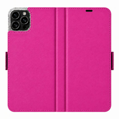 Pink Victor Case für iPhone 16 Pro – vollständig geöffnete Außenansicht