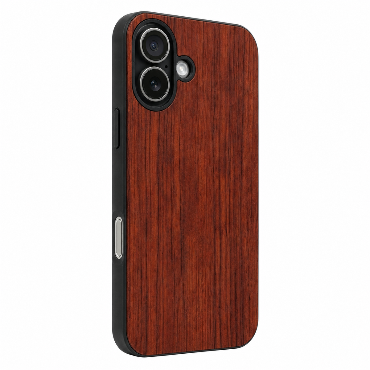 Eden Case aus Rosenholz für das iPhone 17 mit MagSafe – Camera-Control-Ansicht