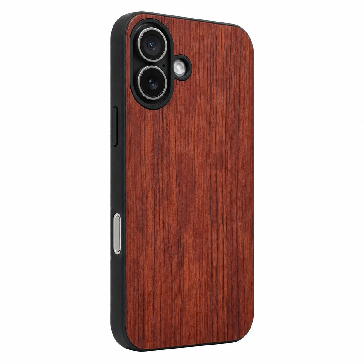 Eden Case aus Roseholz für das iPhone 17 mit MagSafe – Camera-Control-Ansicht