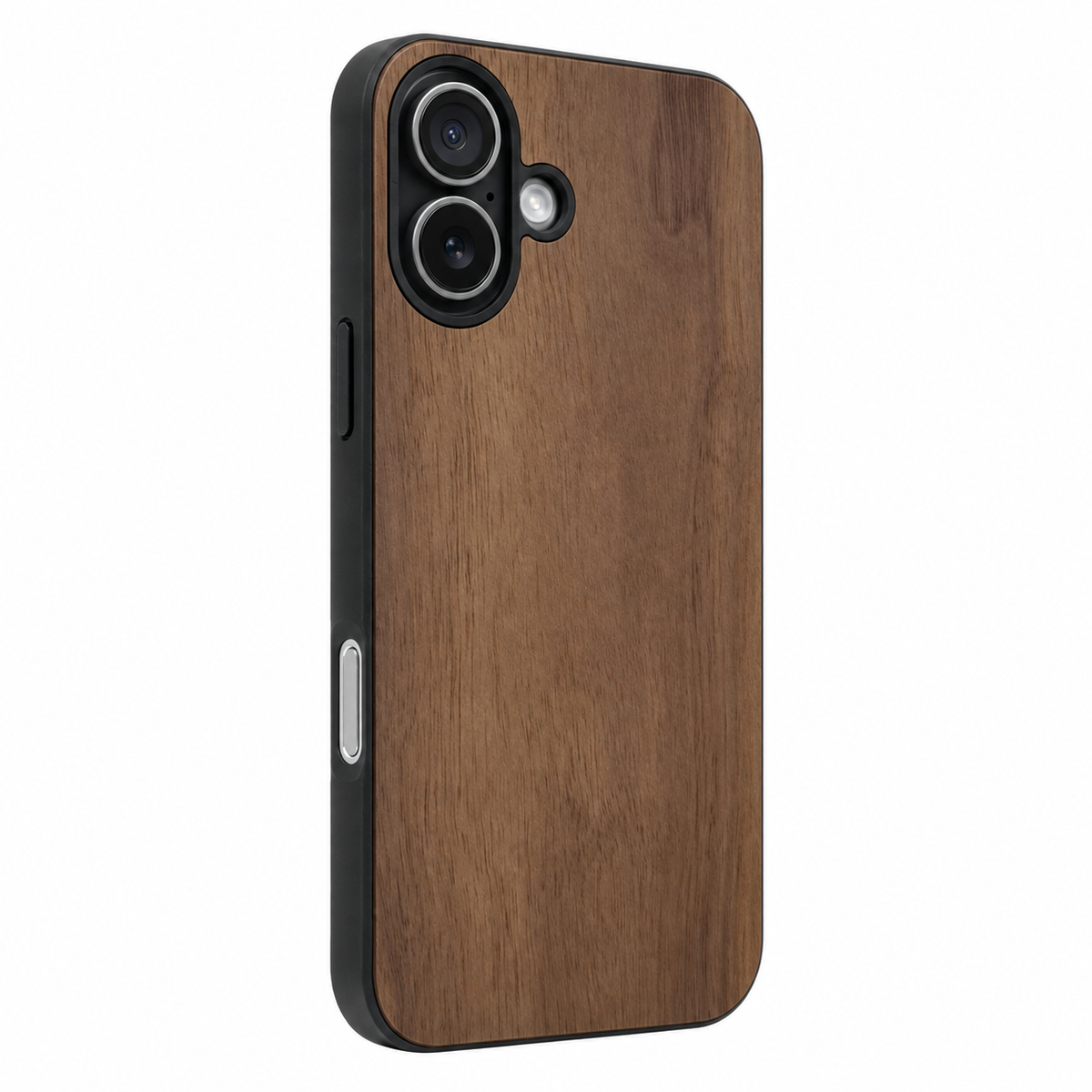 Eden Case aus Nussbaumholz für das iPhone 17 mit MagSafe – Camera-Control-Ansicht