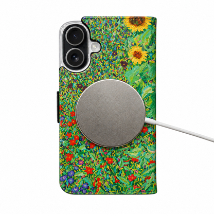Gustav Klimt Farm Garden Victor Case für iPhone 17 – MagSafe-Ladeansicht