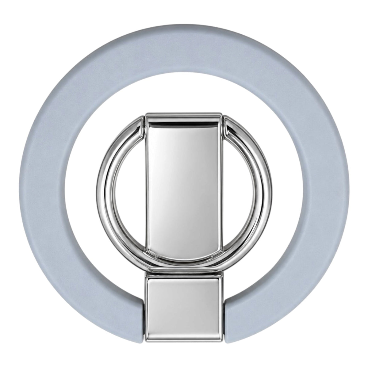 Magnetischer Ring Phone Stand – Hellgrau – Vorderansicht
