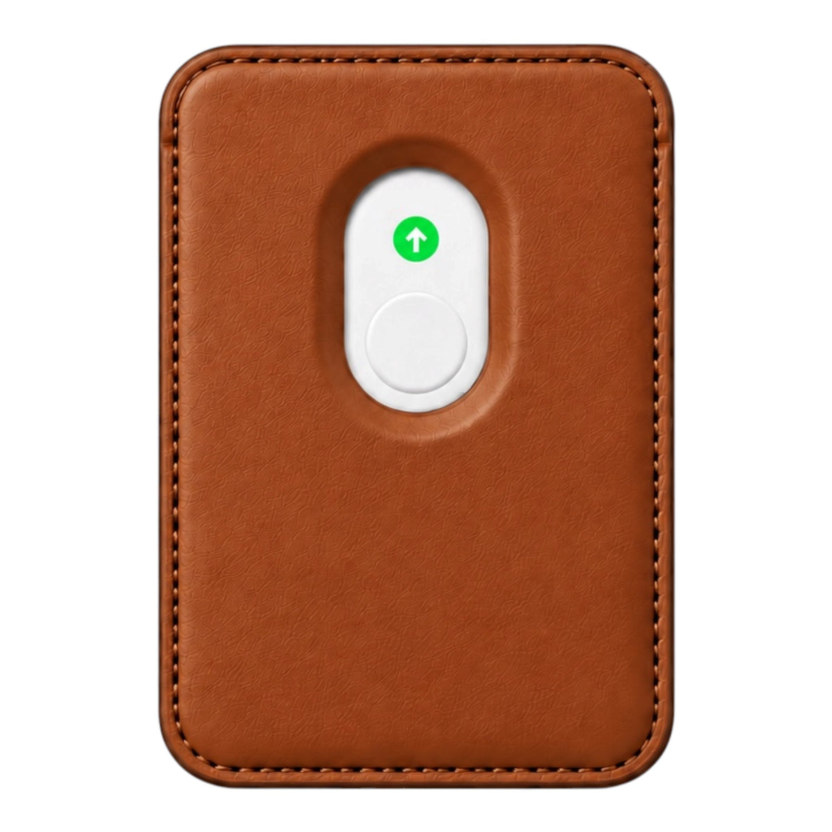 MagSafe Kartenetui Wallet Cognac – Rückseite