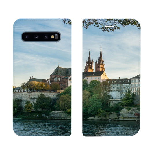 Basel City Cathedral Panorama Case for the Samsung Galaxy S10 Plus