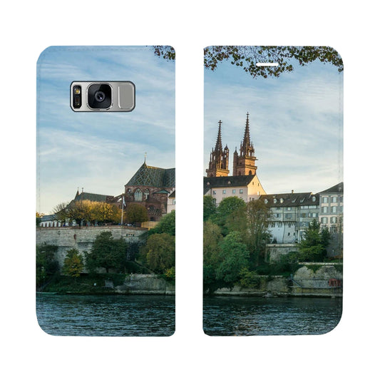 Basel City Münster Panorama Case für das Samsung Galaxy S8