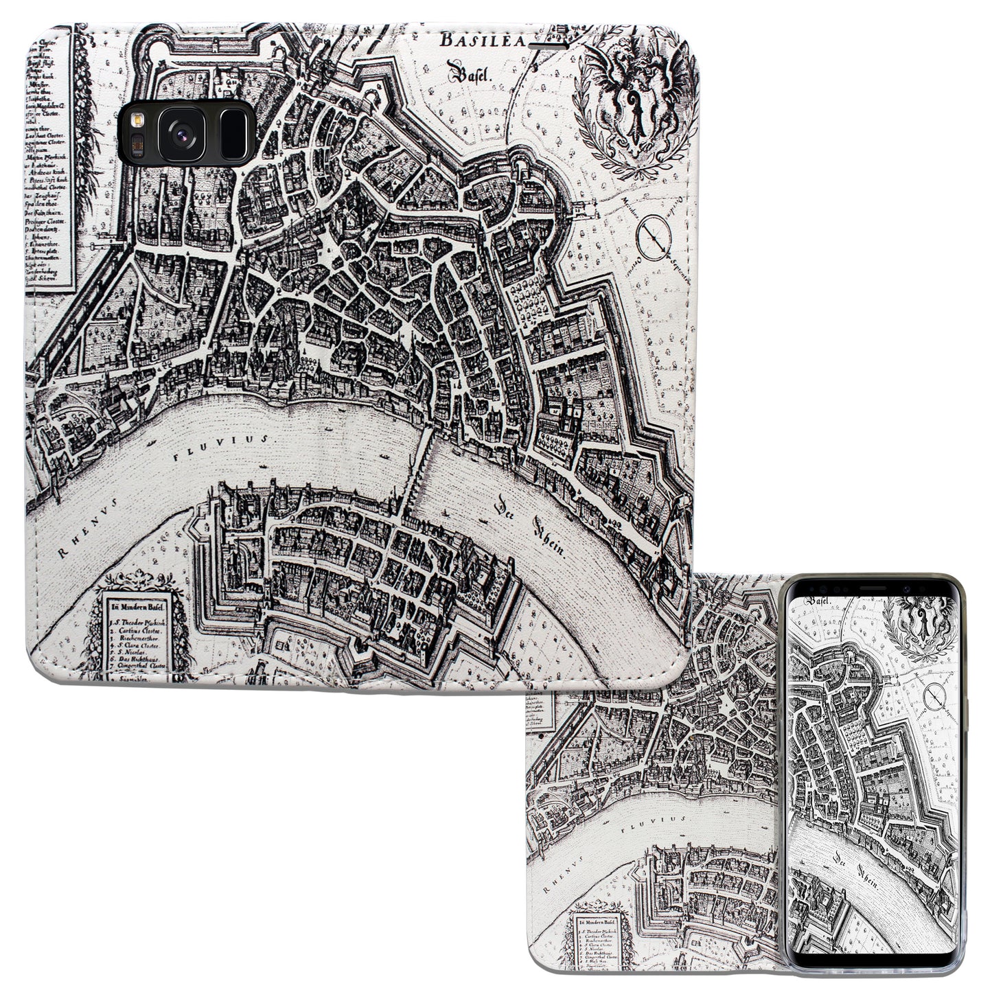 Basel Merian Panorama Case für das Samsung Galaxy S8 Plus