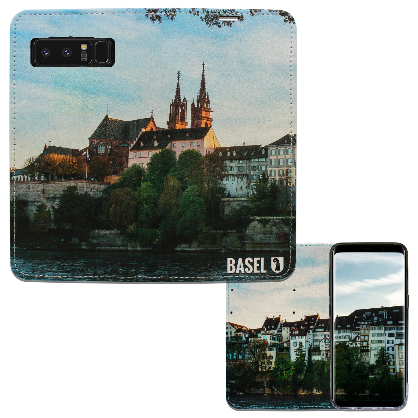 Basel City Cathedral Panorama Case for the Samsung Galaxy Note 8