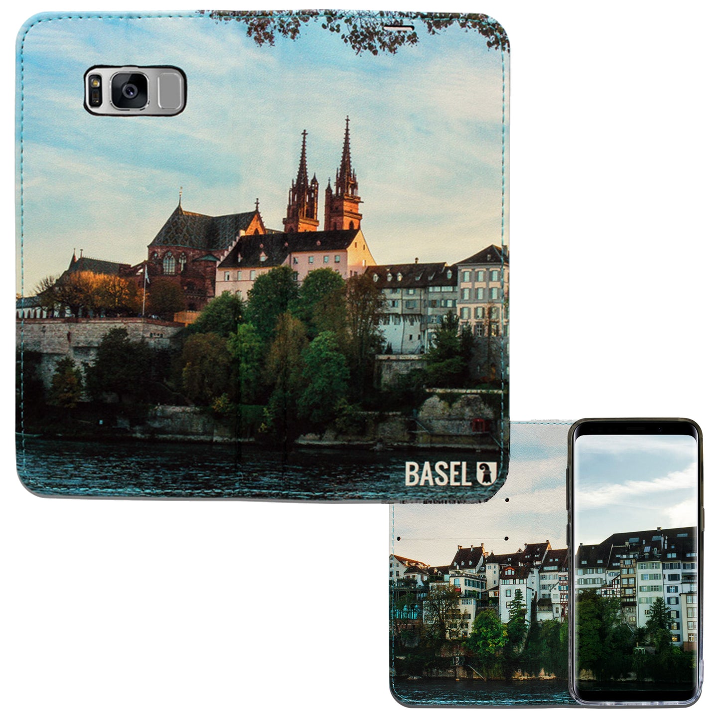 Basel City Cathedral Panorama Case for the Samsung Galaxy S8 Plus