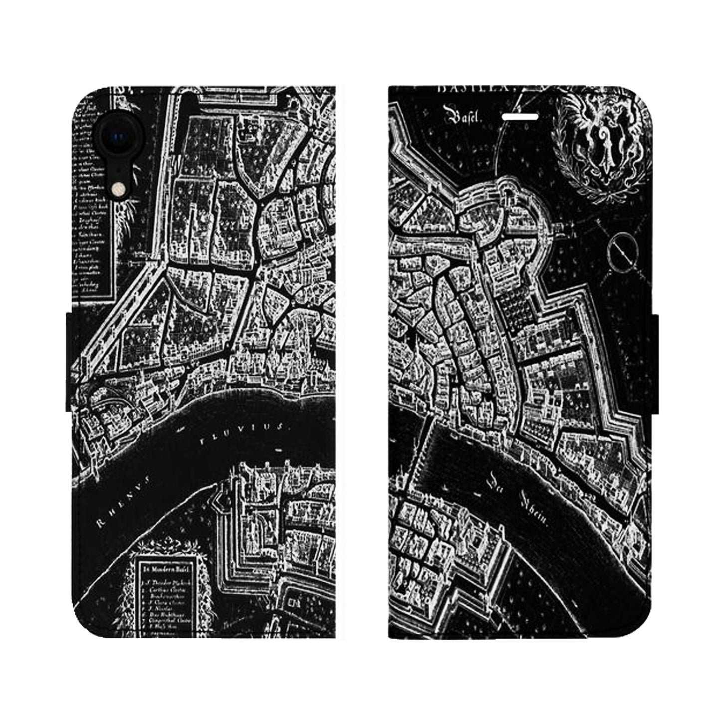 Basel Merian Negativ Victor Case für das iPhone XR