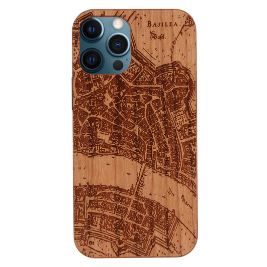 Basel Merian Eden Case made with Cherry Wood for the iPhone 12 Pro Max