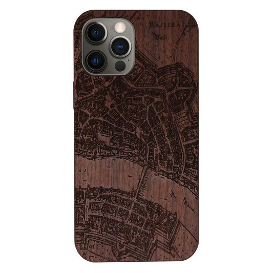 Basel Merian Eden Case made with Walnut Wood for the iPhone 12 / 12 Pro
