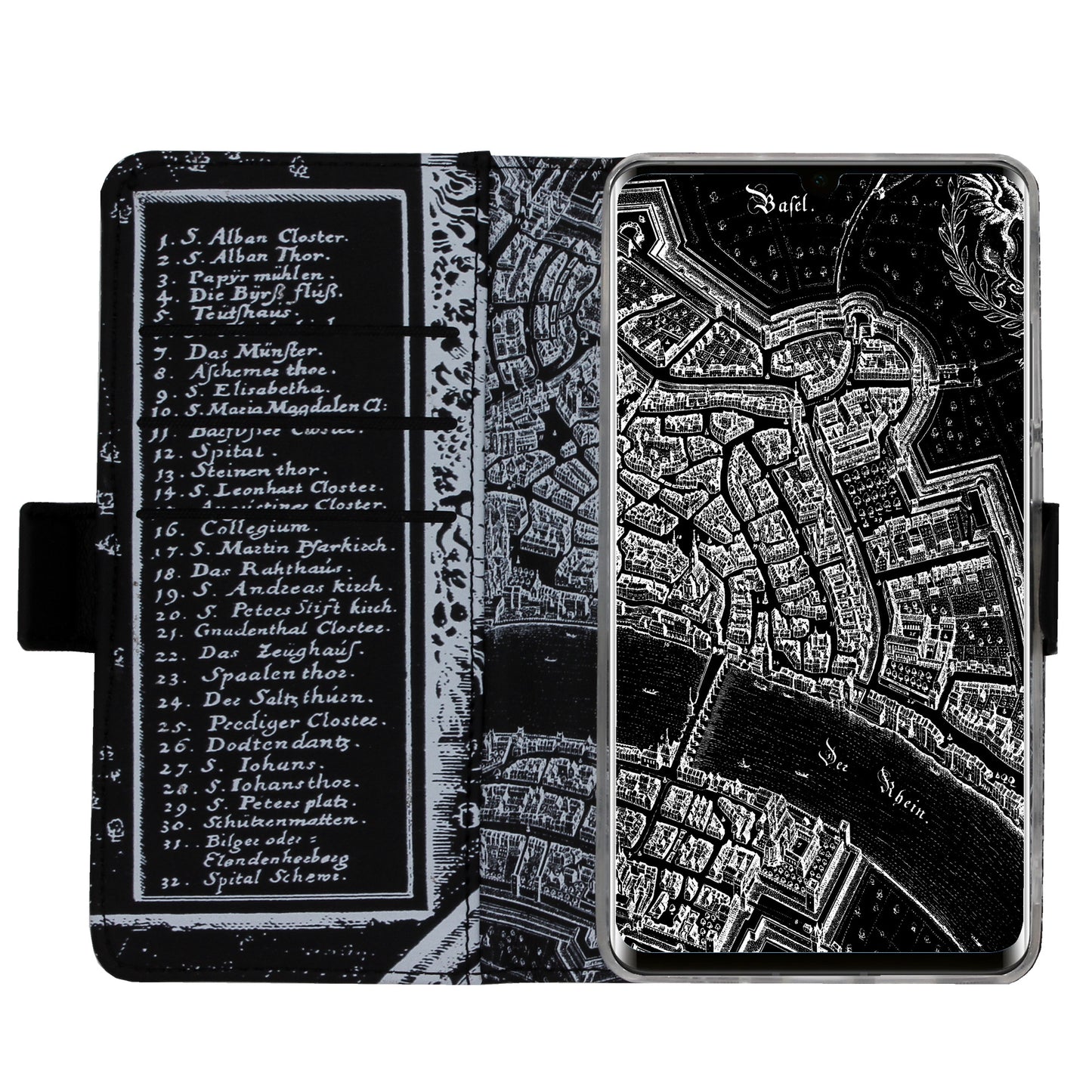 Basel Merian Negativ Victor Case für das Samsung S10