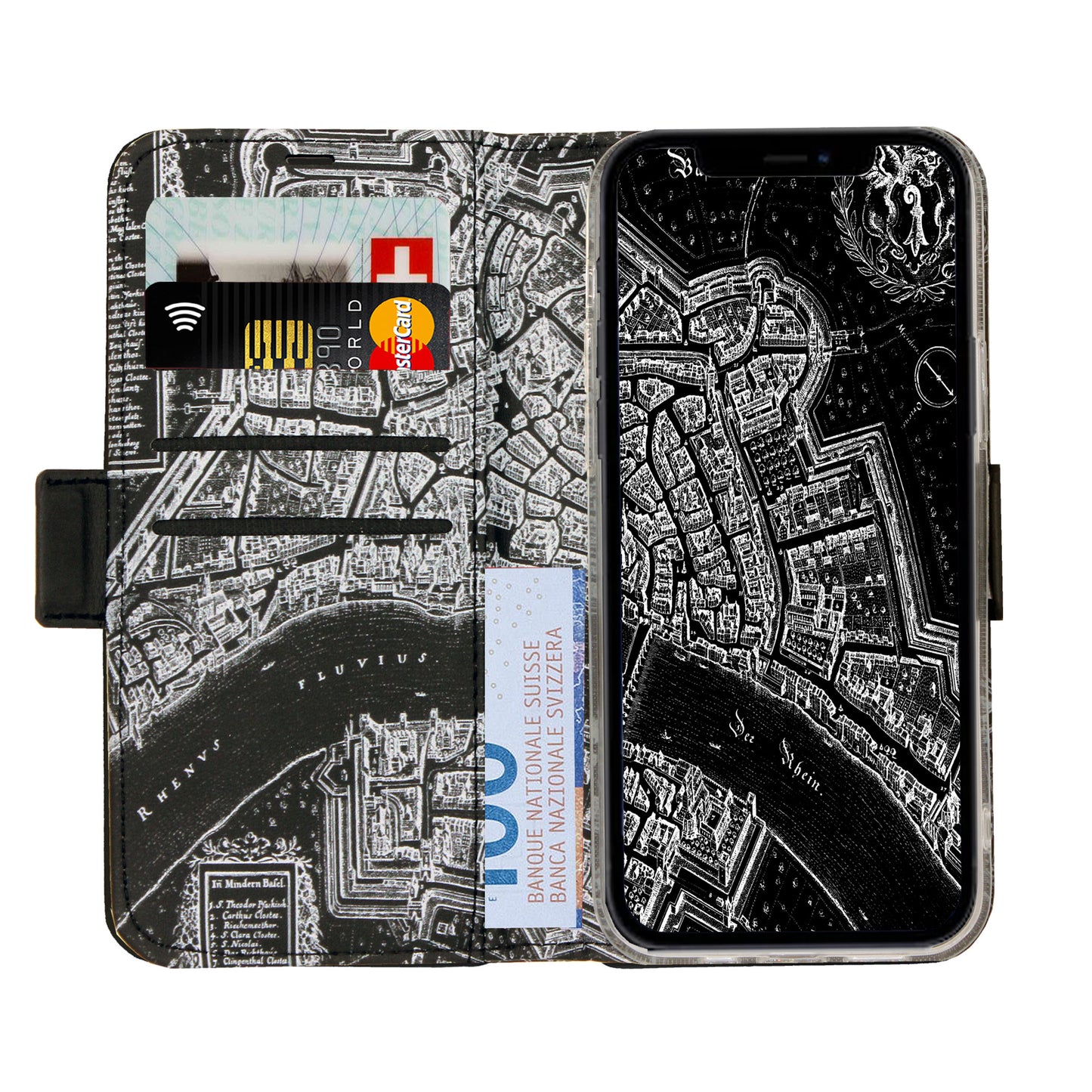 Basel Merian Negativ Victor Case für das iPhone 13/14