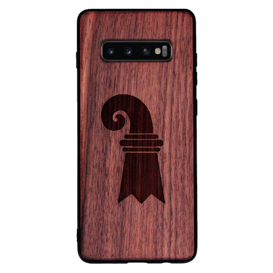 Baslerstab Eden Case made with Rosewood for the Galaxy S10 Plus
