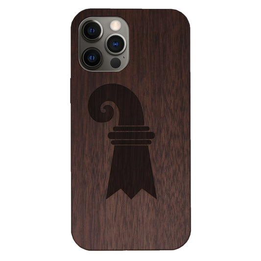 Baslerstab Eden Case made with Walnut Wood for the iPhone 12 / 12 Pro