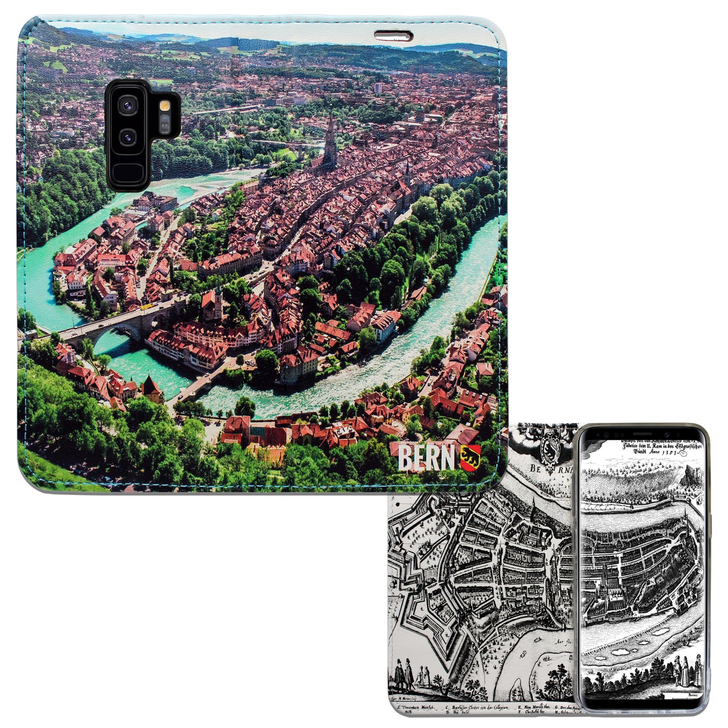 Bern City Panorama Case für das Samsung Galaxy S9 Plus