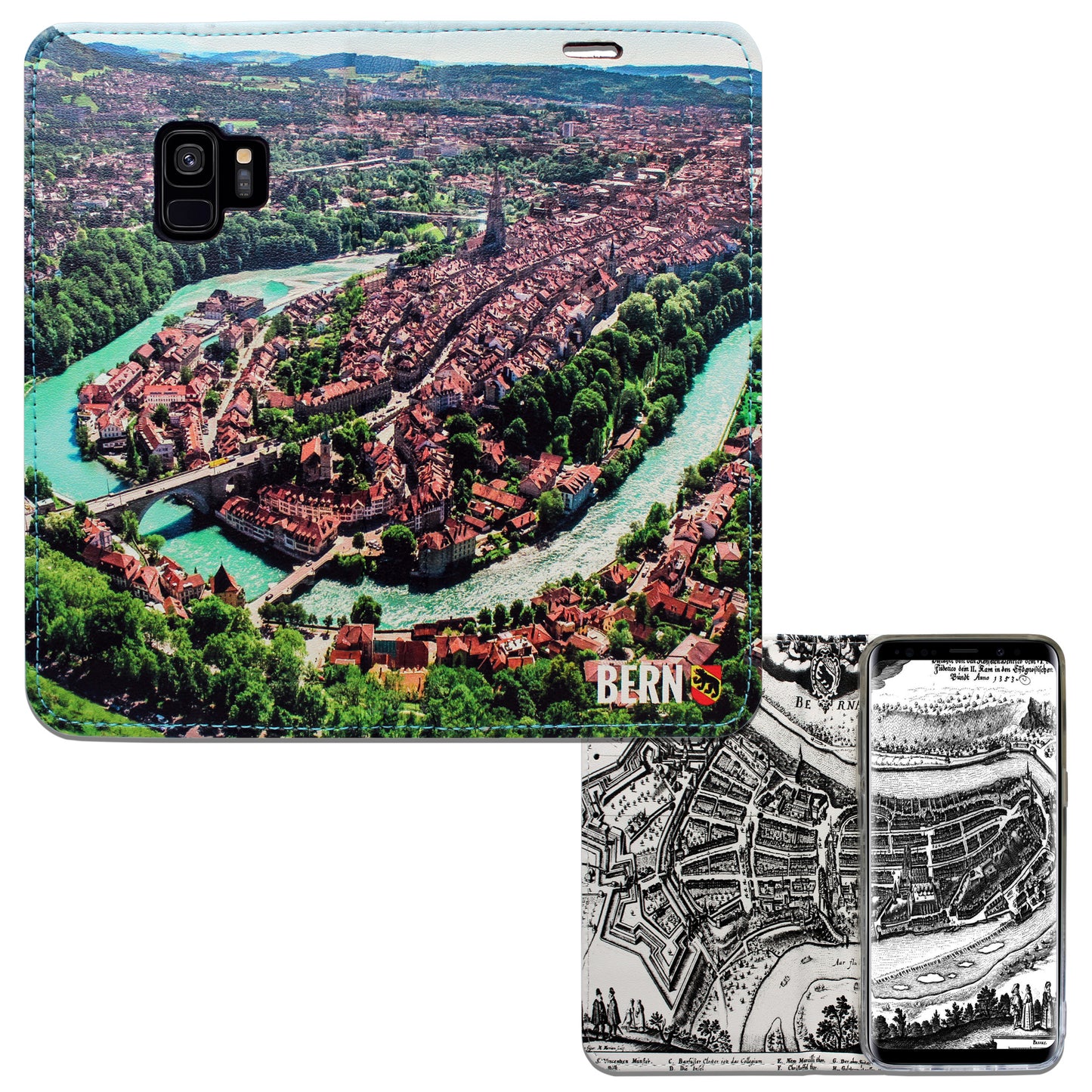 Bern City Panorama Case für das Samsung Galaxy S9