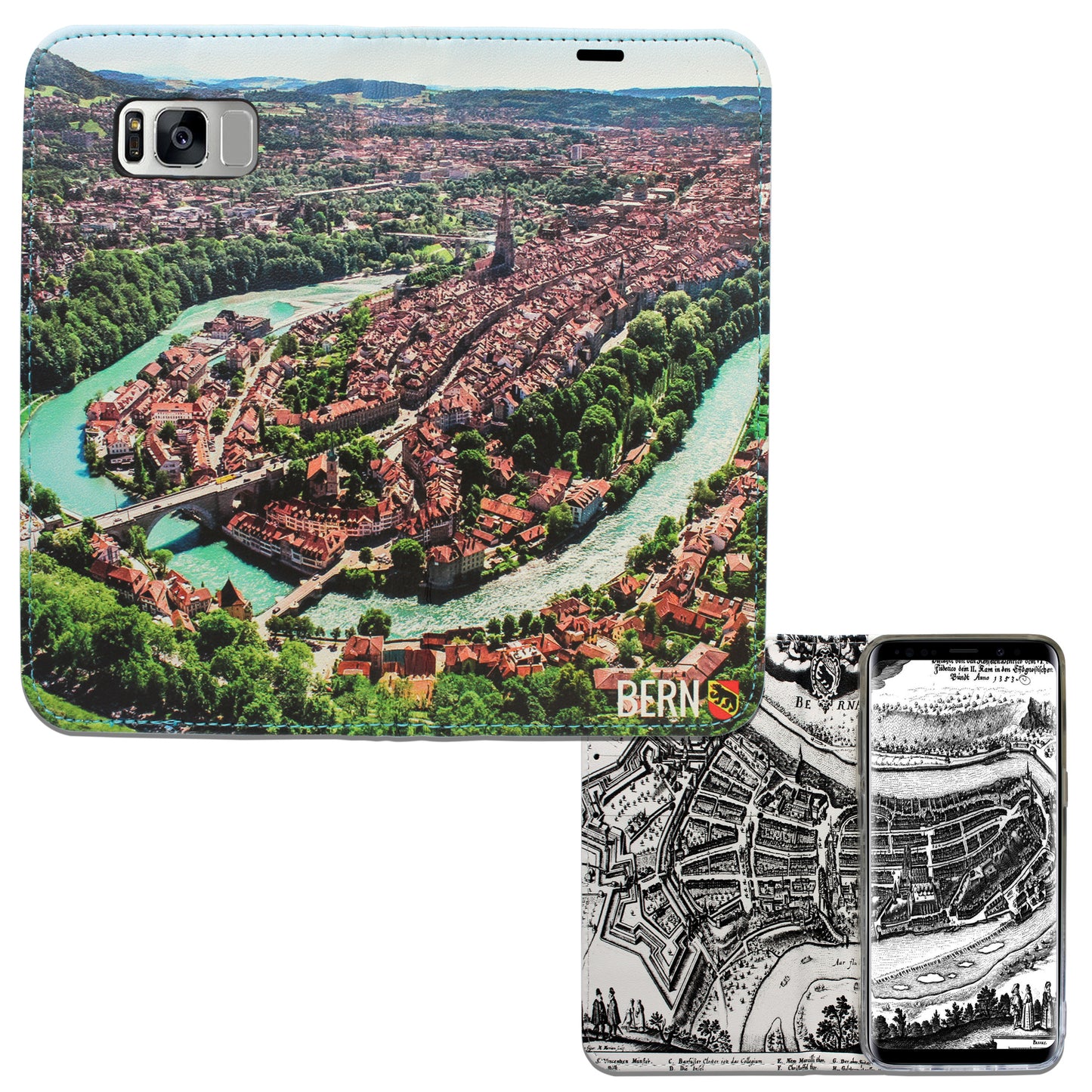 Bern City Panorama Case für das Samsung Galaxy S8