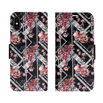 Black Flower Victor Case für das iPhone X / XS