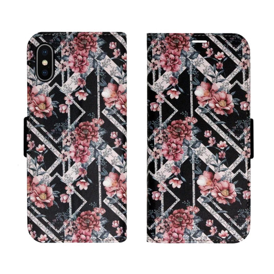 Black Flower Victor Case for the iPhone X / XS