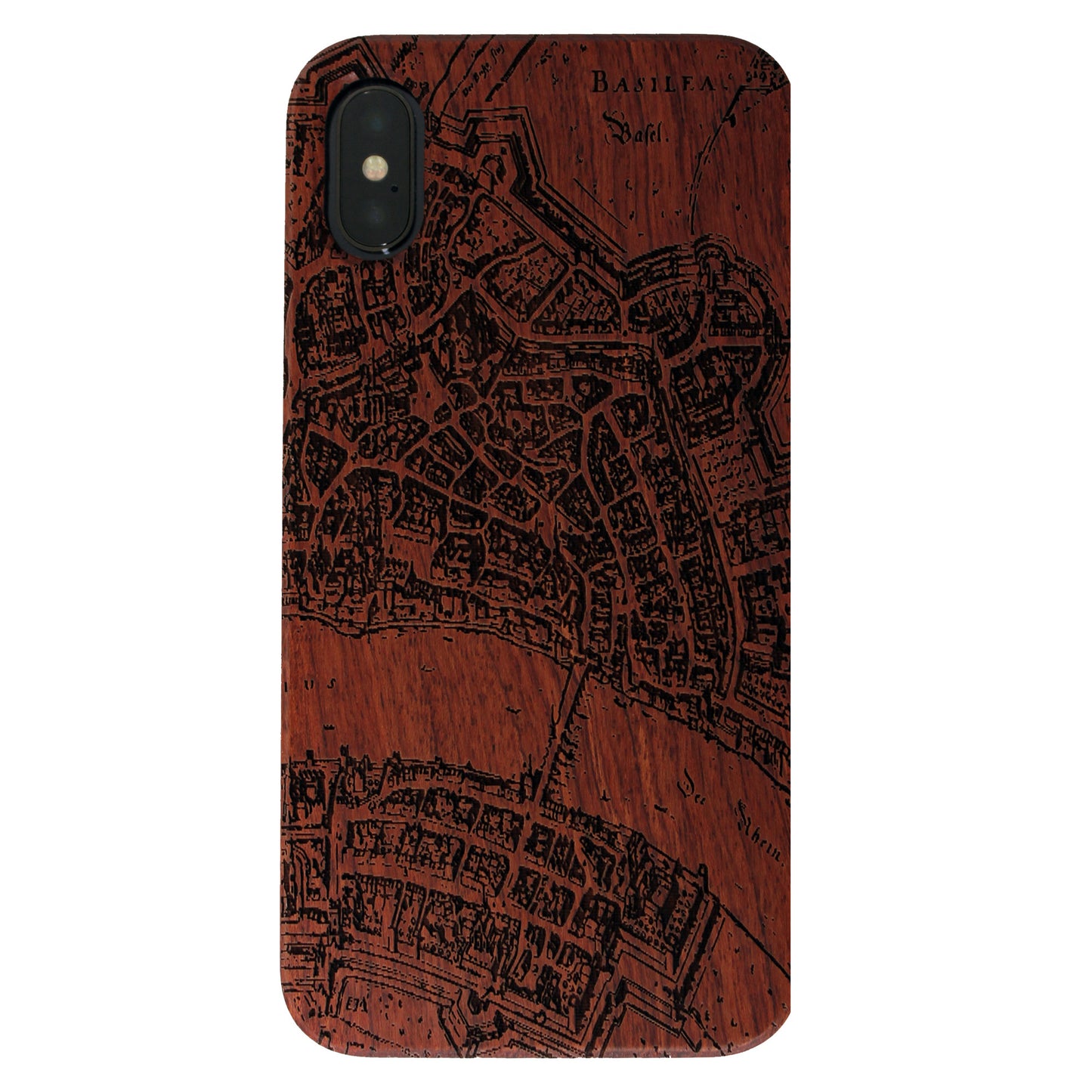 Basel Merian Eden Case aus Rosenholz für das iPhone XS Max