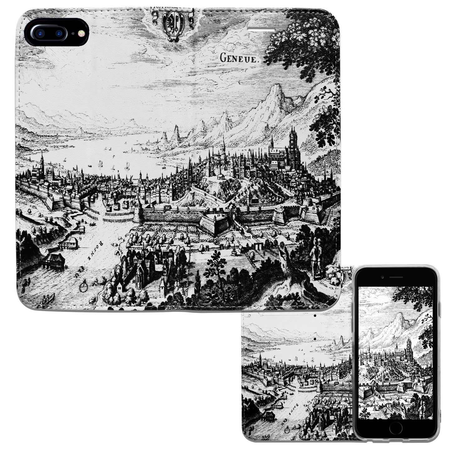 Genève Merian Panorama Case für das iPhone 6/6S/7/8 Plus