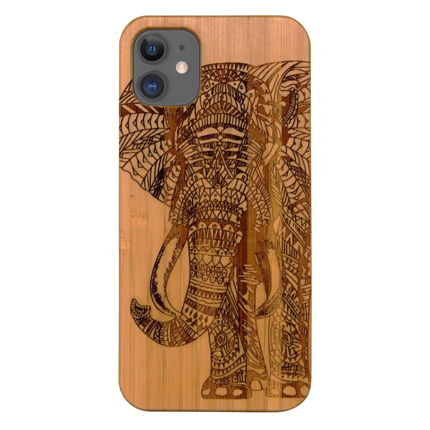 Elefanten Eden Case aus Bambus für das iPhone 11