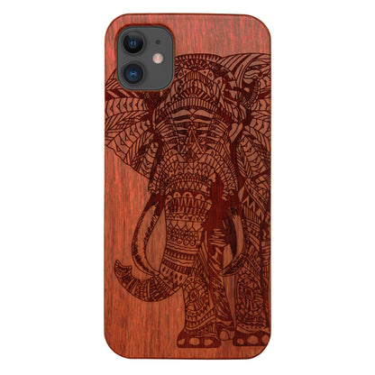 Elefanten Eden Case aus Rosenholz für das iPhone 11