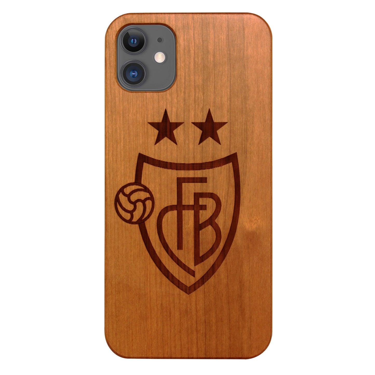 FC Basel Eden Case aus Kirschholz für das iPhone 11