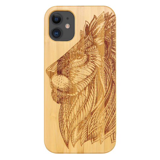 Lion Eden Case made with Bamboo for the iPhone 11