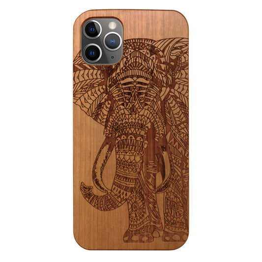 Elephant Eden Case made with Cherry Wood for the iPhone 11 Pro 