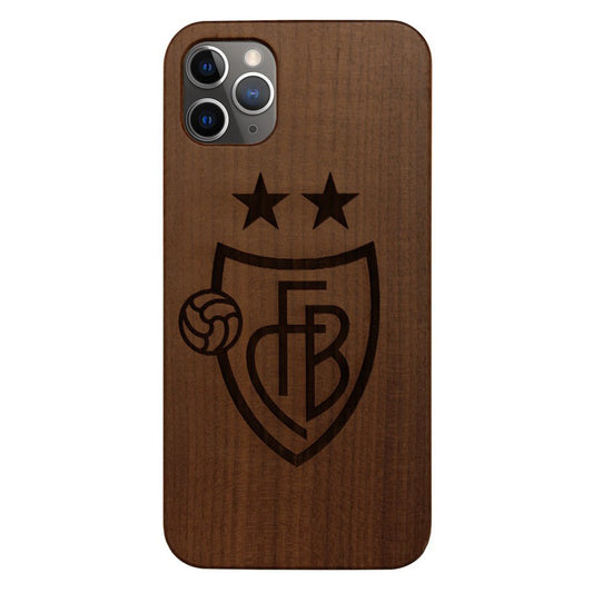 FC Basel Eden Case made with Walnut Wood for the iPhone 11 Pro