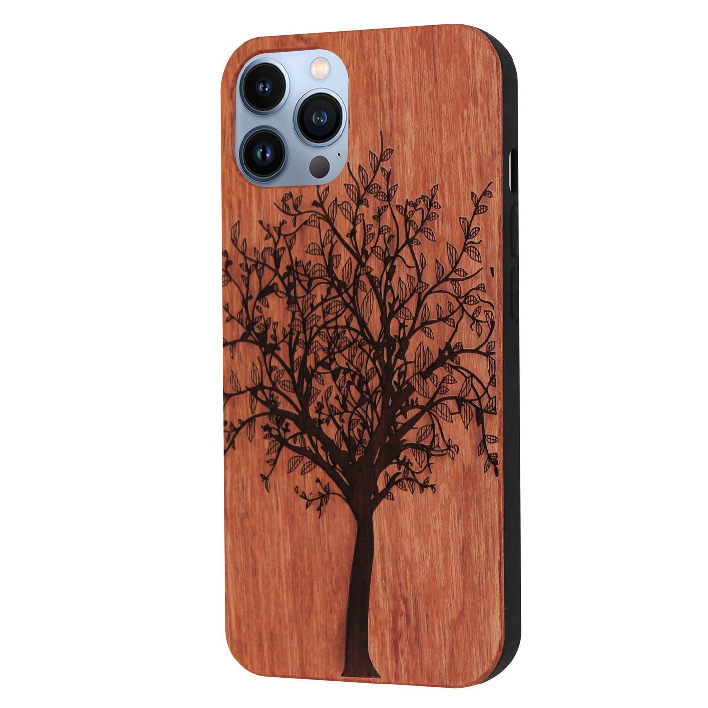 Tree of Life Eden Case made with Rose Wood for the iPhone 13 Pro Max