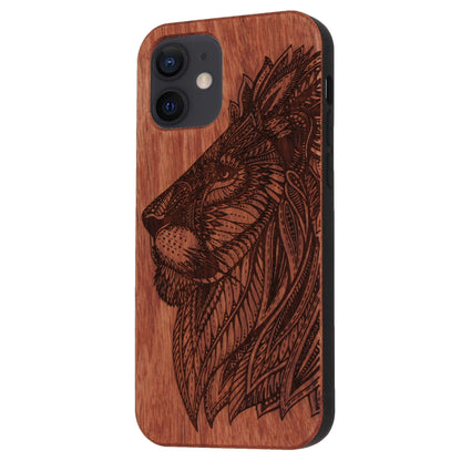 Lion Eden Case made with Rosewood for the iPhone 12 Mini