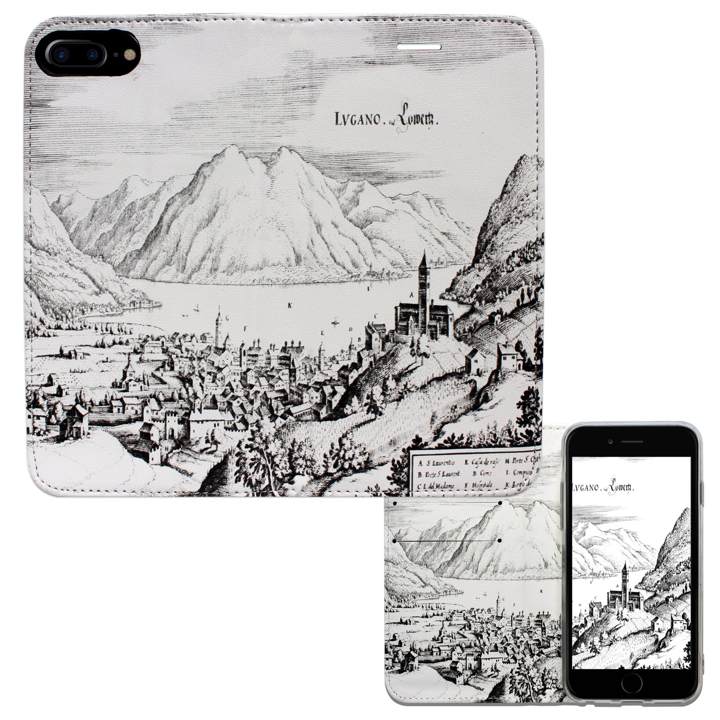 Lugano Merian Panorama Case for the iPhone 6/6S/7/8 Plus