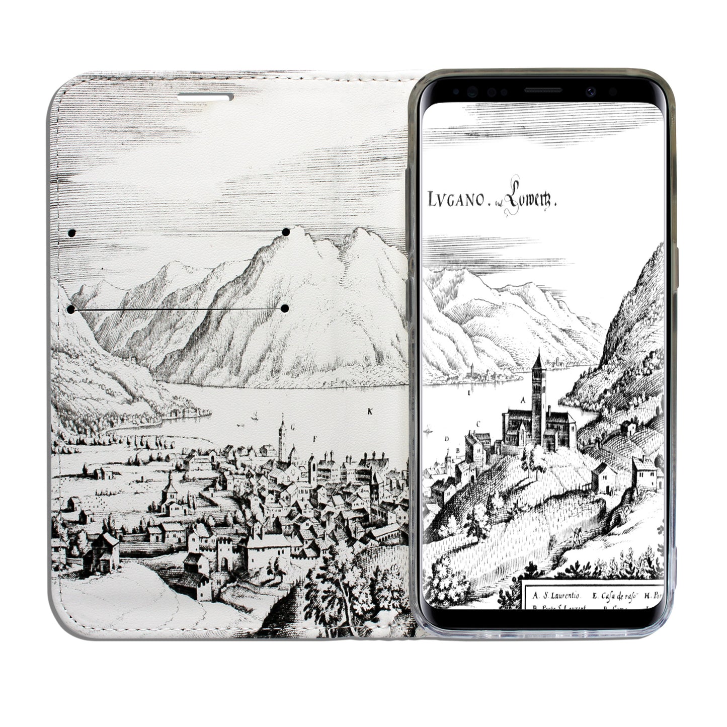 Lugano Merian Panorama Case für das Samsung Galaxy S9