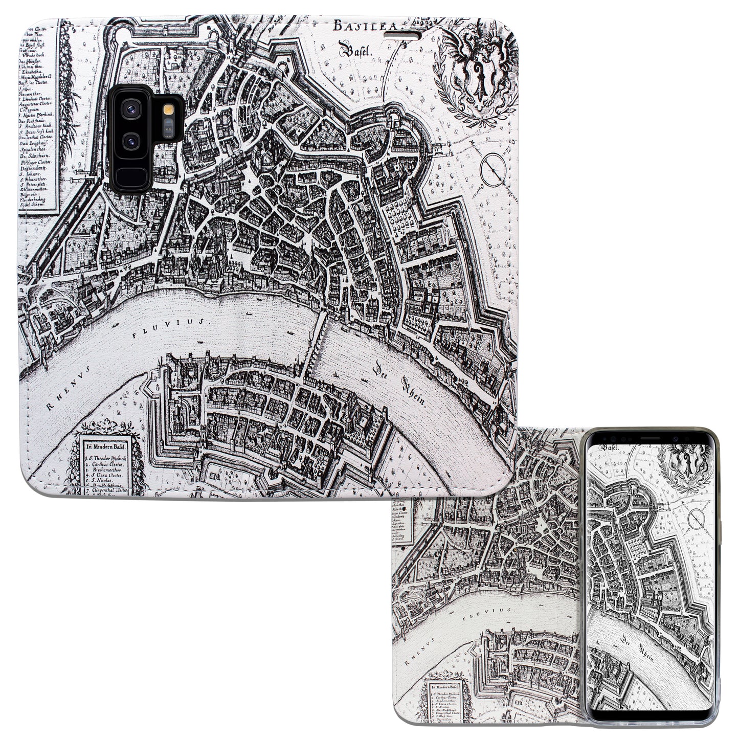 Basel Merian Panorama Case für das Samsung Galaxy S9 Plus