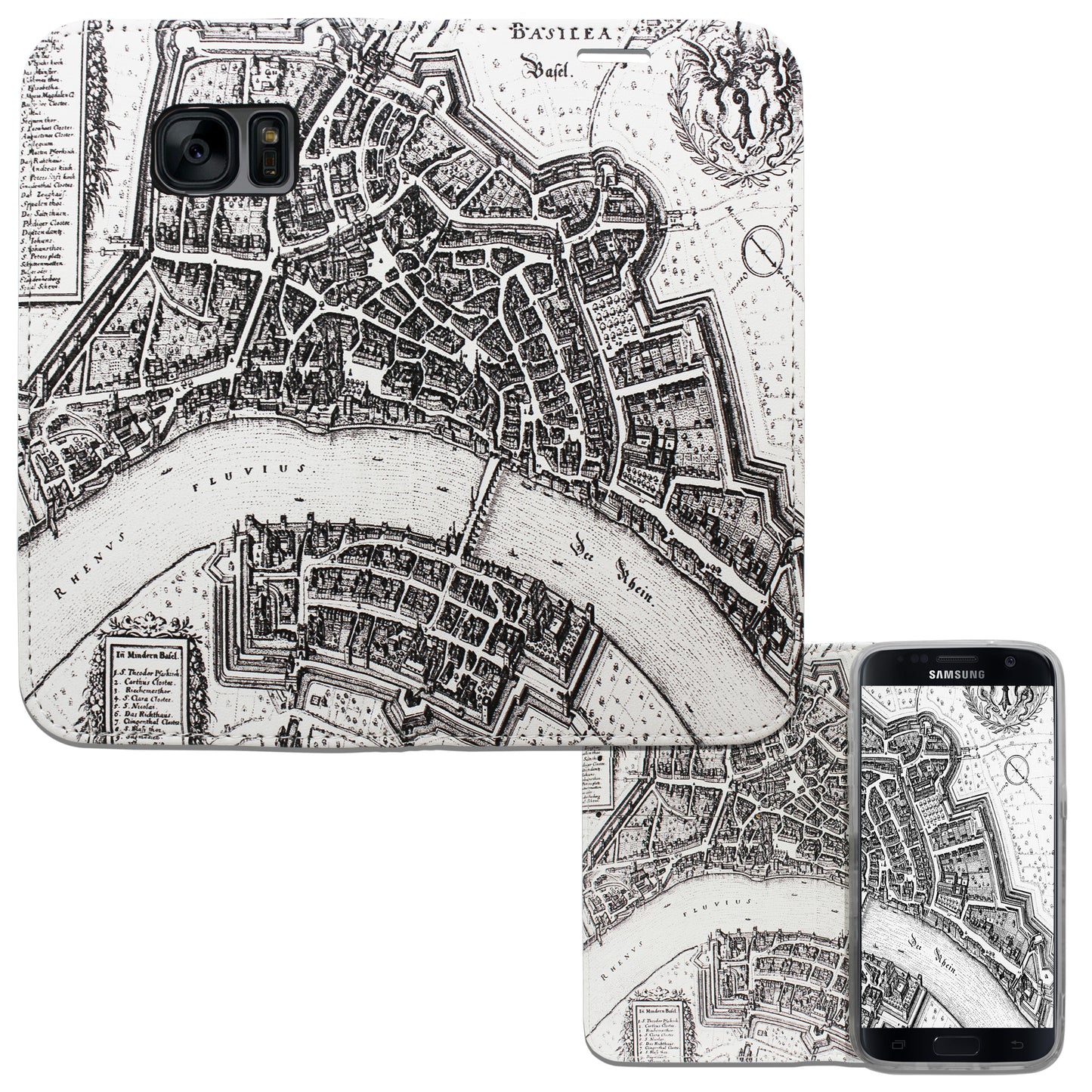 Basel Merian Panorama Case für das Samsung Galaxy S7
