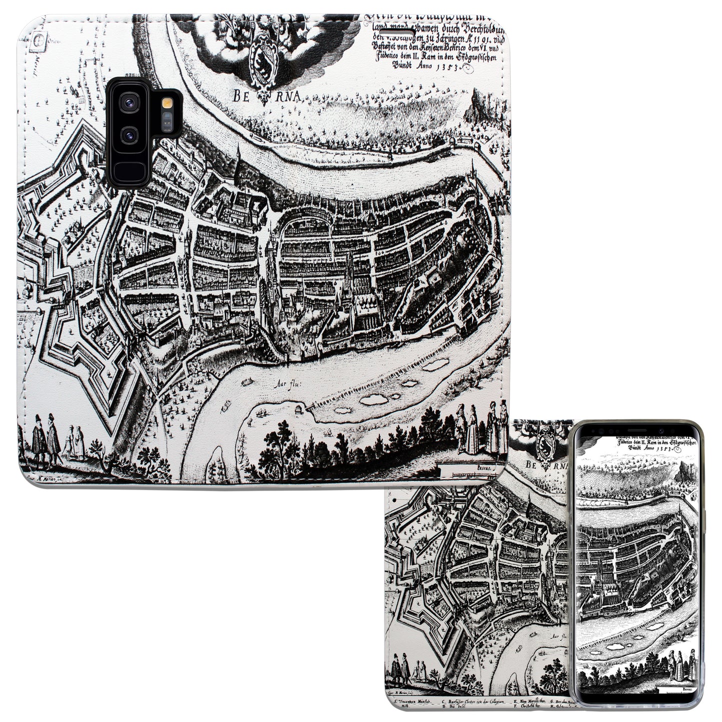 Bern Merian Panorama Case für das Samsung Galaxy S9 Plus