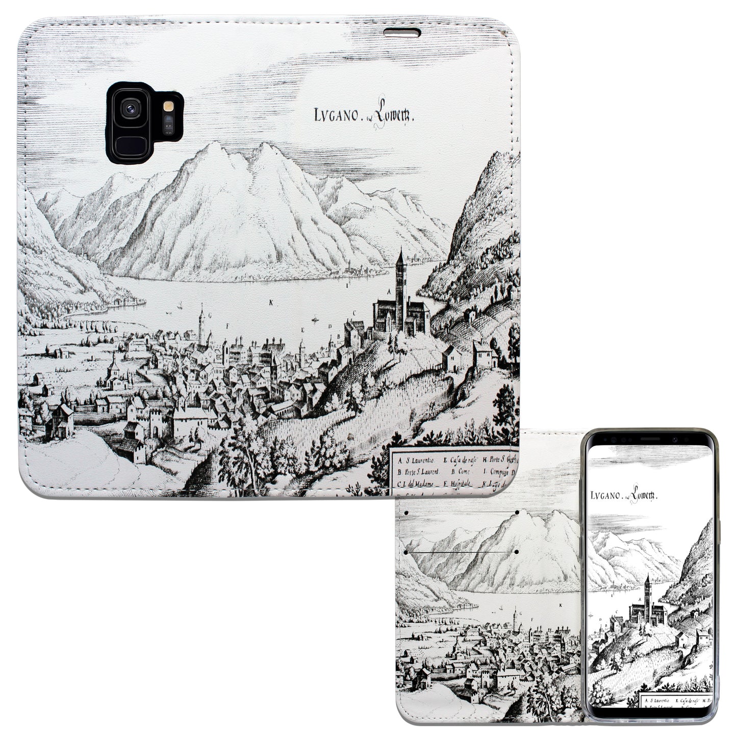 Lugano Merian Panorama Case für das Samsung Galaxy S9