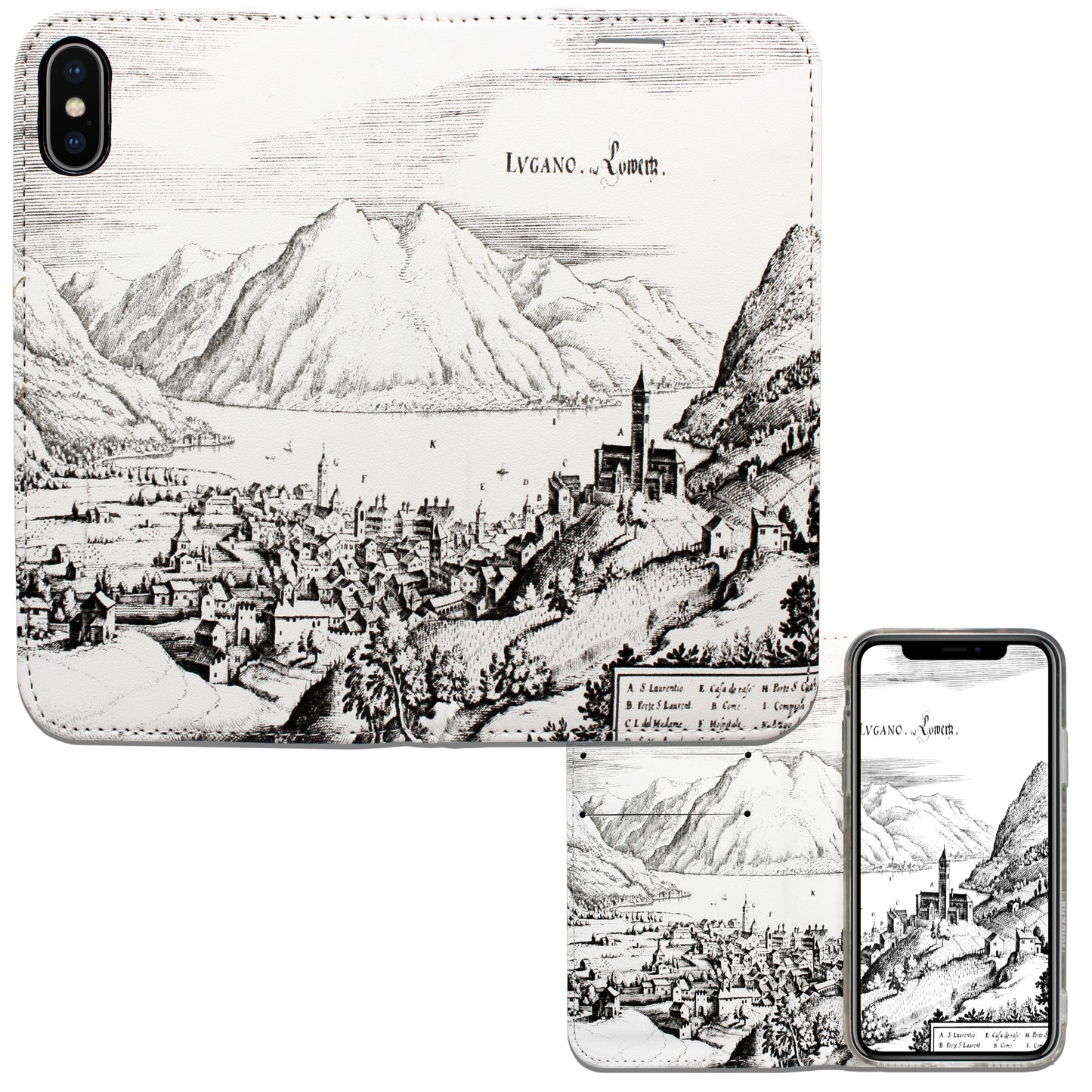 Lugano Merian Panorama Case for the iPhone X / XS