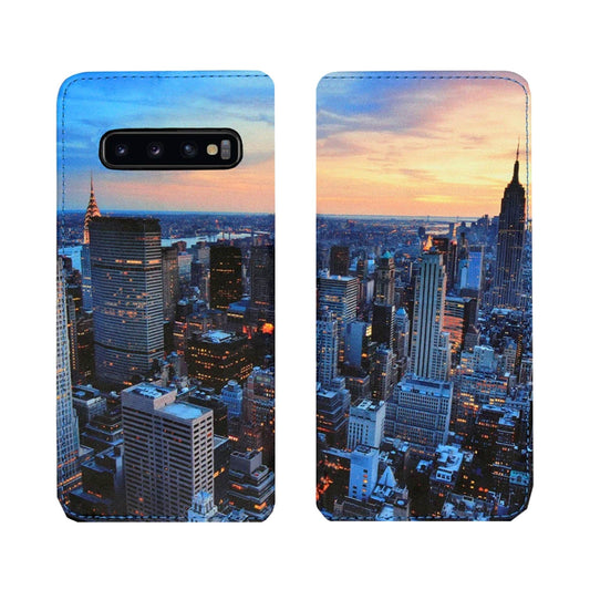 New York City Manhattan Panorama Case für das Samsung Galaxy S10