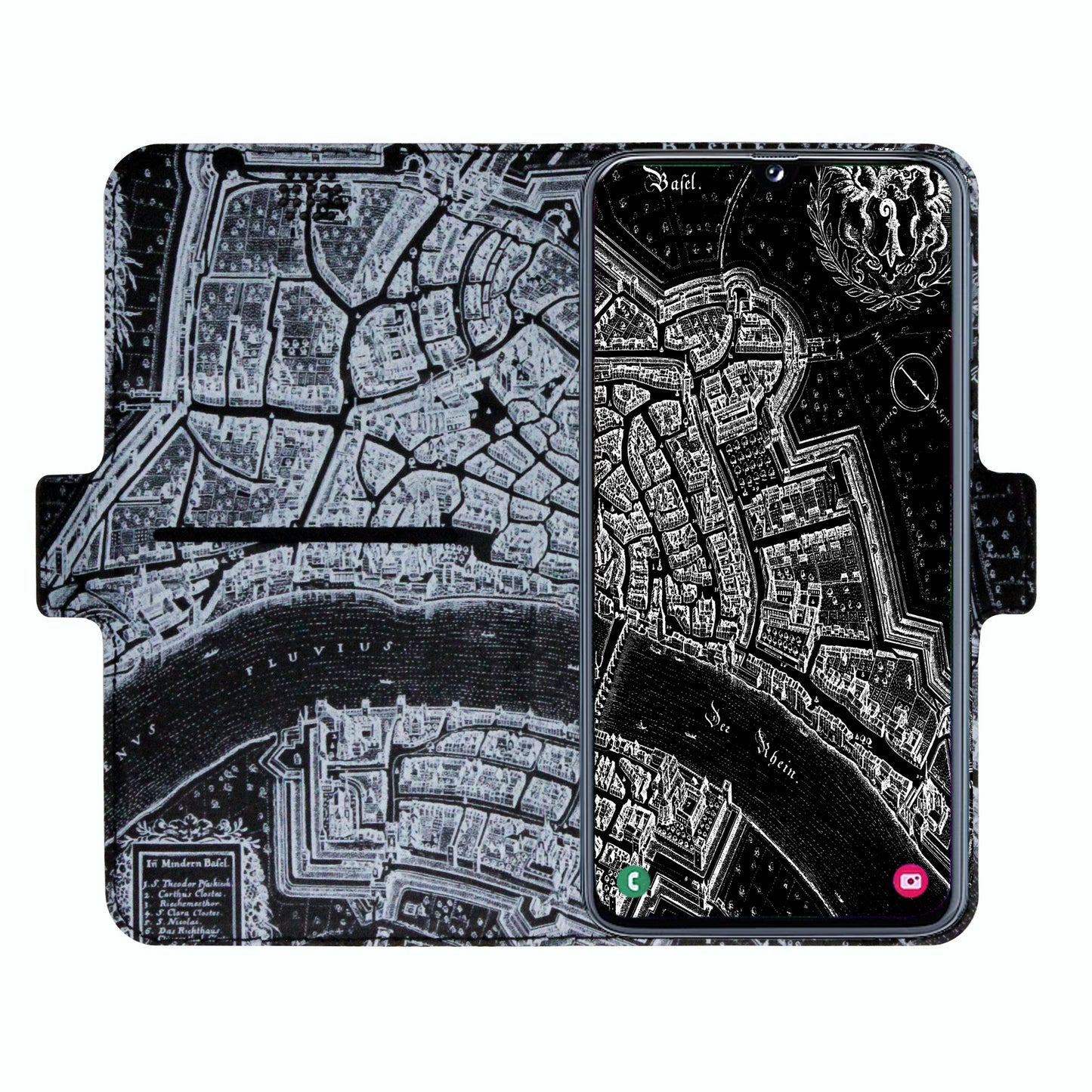 Basel Merian Negativ Origami Case