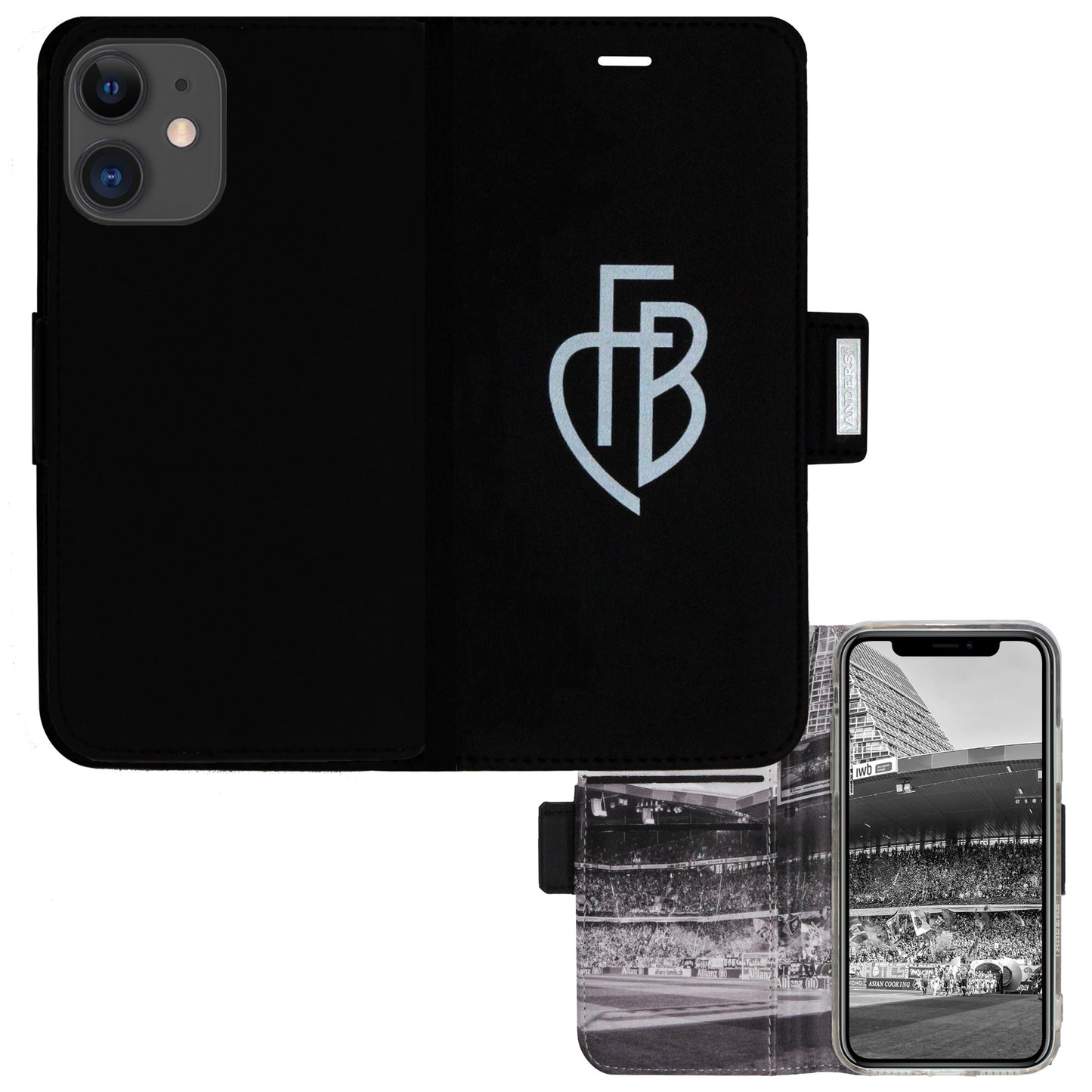 FC Basel in Schwarz Victor Case für das iPhone 11