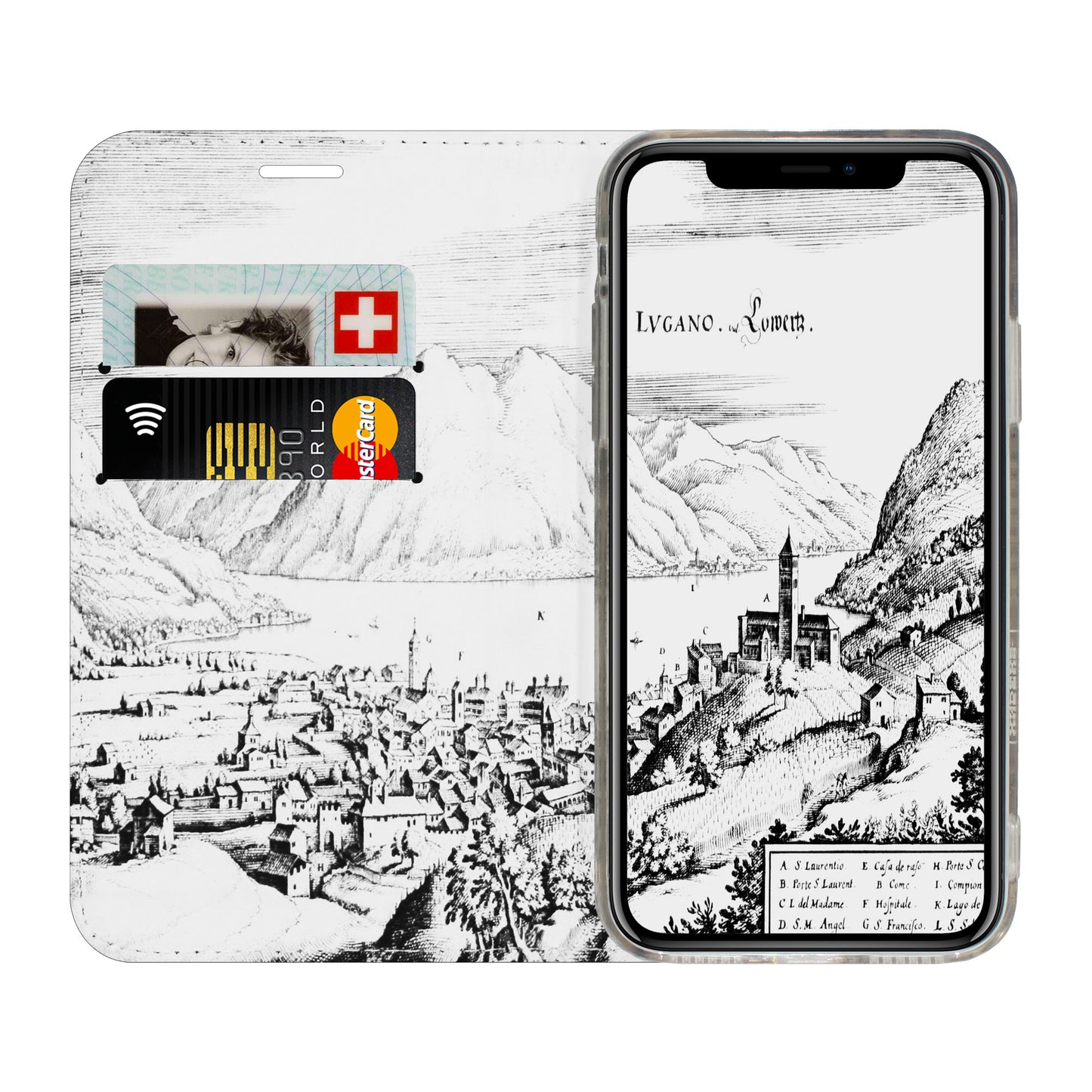 Lugano Merian Panorama Case for the iPhone X / XS