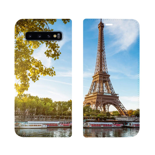 Paris City La Seine Panorama Case for the Samsung Galaxy S10 Plus