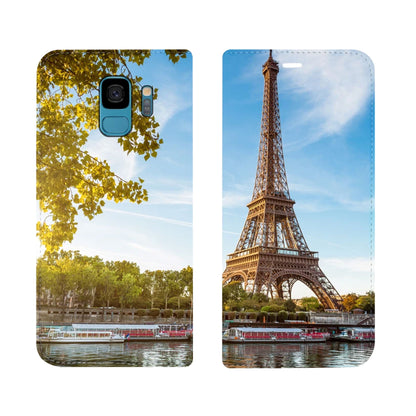 Paris City La Seine Panorama Case für das Samsung Galaxy S9