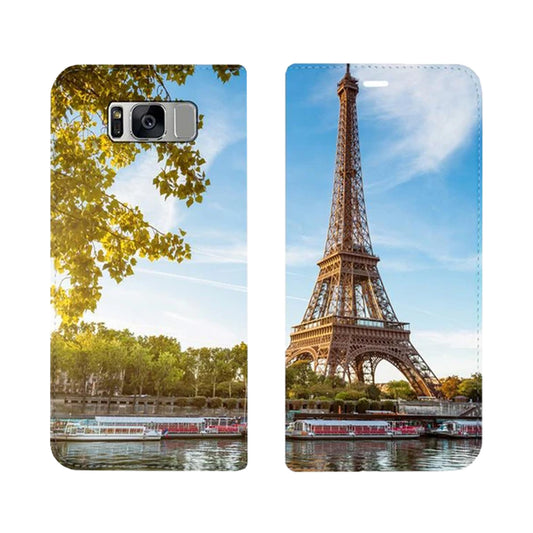Paris City La Seine Panorama Case für das Samsung Galaxy S8